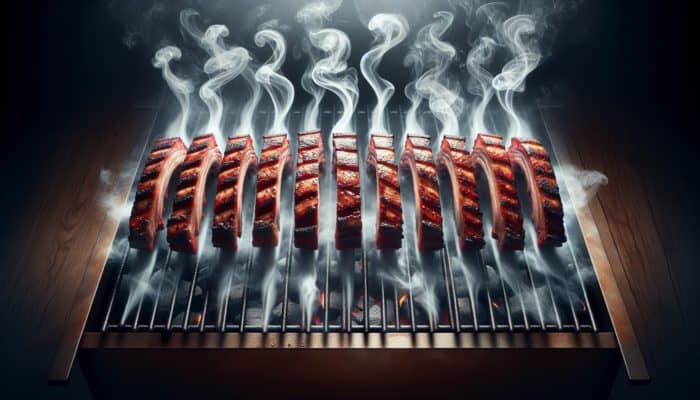 Smoked Spare Ribs: Indulge in Bourbon-Glazed Delights