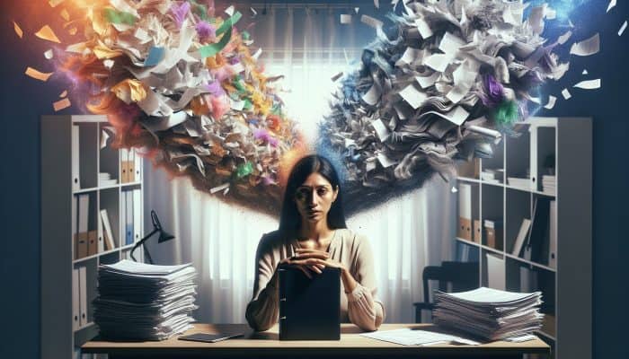 Top-Rated Debt Consolidation Lenders on X: Best UK Options | DCL Top-Rated Debt Consolidation Lenders on X: Person consolidating scattered debt papers into one organised folder, symbolising financial relief.