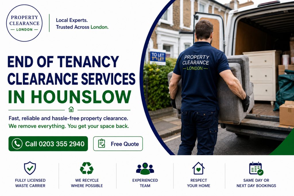 End of Tenancy Clearance Services Available in Hounslow